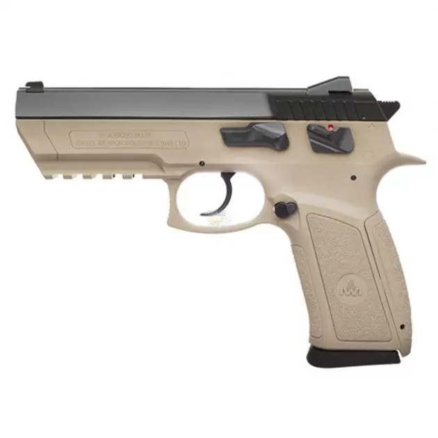 Pistola IWI Jericho 941 PL Cal. 9mm Desert 16 Tiros - Cano 112mm