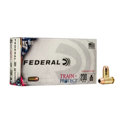Munição Federal .45ACP VHP Train Protect 230gr Cx.50un